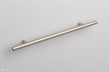 RR001 мебельная ручка-релинг 128 мм сатиновый никель