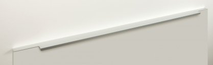 Ray торцевая мебельная ручка для фасадов 900 мм сатиновый хром