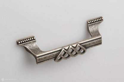 Arts & Crafts мебельная ручка-скоба 96 мм состаренное серебро