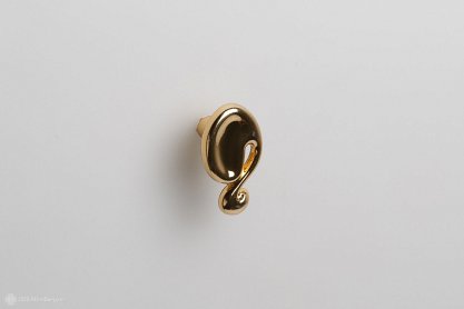 Elegance мебельная ручка-кнопка золото глянцевое полированное