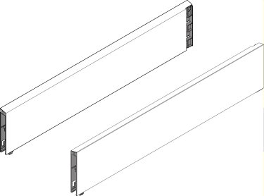 TANDEMBOX intivo, BOXCAP 400мм, черный, комплект