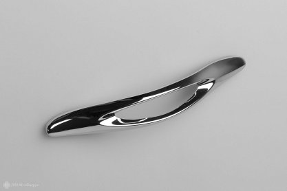 RS070 мебельная ручка-скоба 128 мм хром полированный