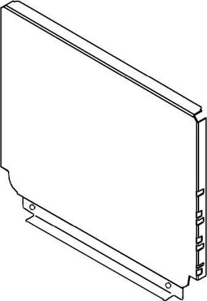 TANDEMBOX, задняя стенка D (224мм), ширина 800мм, белая