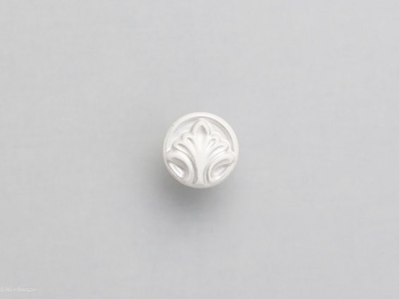 Fenice мебельная ручка-кнопка серебро прованс
