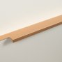 Ray торцевая мебельная ручка для фасадов 400 мм сатиновое золото