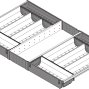 ORGA-LINE, комплект лотков, ширина 800мм, длина 450мм