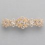 WMN731 мебельная ручка-скоба 96 мм белая с золотой патиной и кристаллами Swarovski