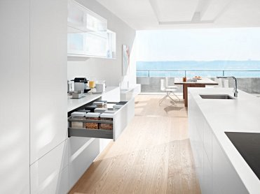 Ящик TANDEMBOX antaro TIP-ON BLUMOTION (высота C 192, глубина 400 мм, 10-30 кг), крепление саморез, серый орион