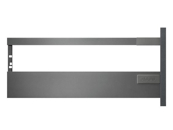 Ящик TANDEMBOX antaro TIP-ON BLUMOTION (высота B 160, глубина 400 мм, до 20 кг), крепление саморез, серый орион