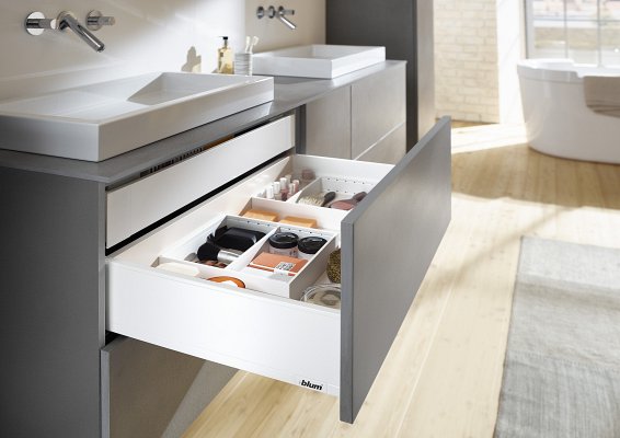 Ящик LEGRABOX pure (высота K 144, глубина 500 мм), белый шелк