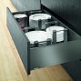 Ящик LEGRABOX pure TIP-ON BLUMOTION (высота C 177, глубина 400 мм, до 40 кг), серый орион